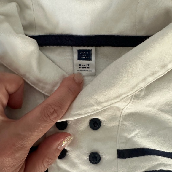 JANIE AND JACK romper one piece striped - Picture 2 of 3